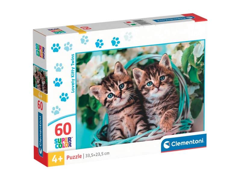 Casse-tête Adorables chatons jumeaux 60 pces
