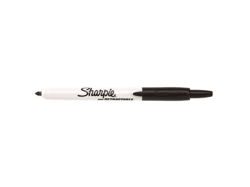 Sharpie - Marqueurs permanents rétractables, pointe fine