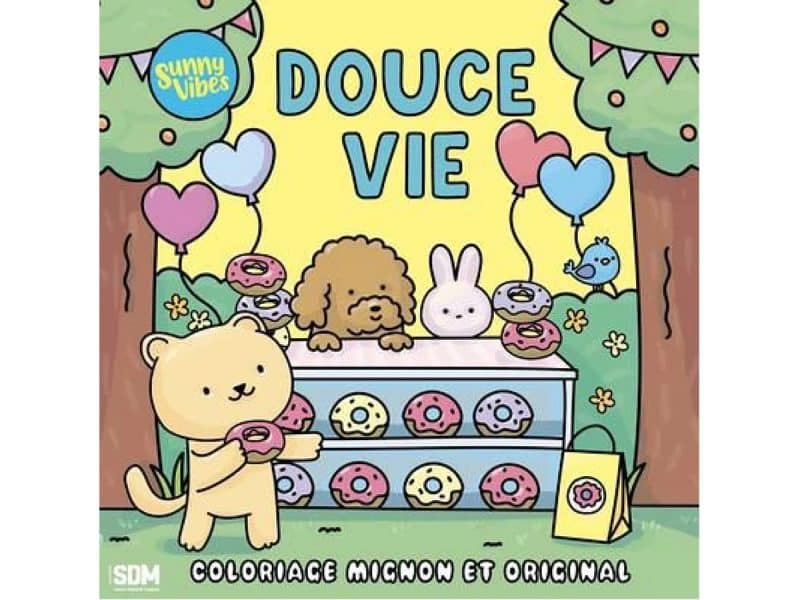 Douce vie Coloriage mignon et original