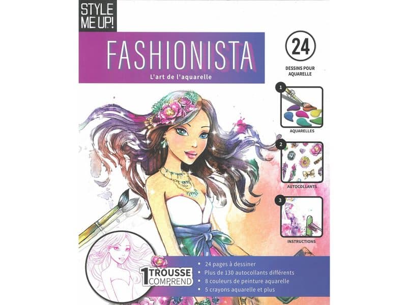 Fashionista L'art de l'aquarelle