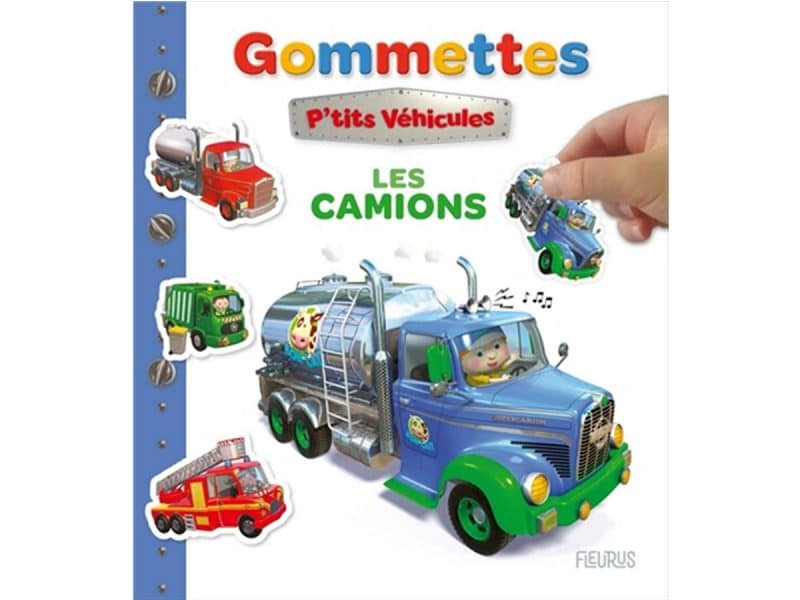 P'tits Véhicules Gommettes Les camions