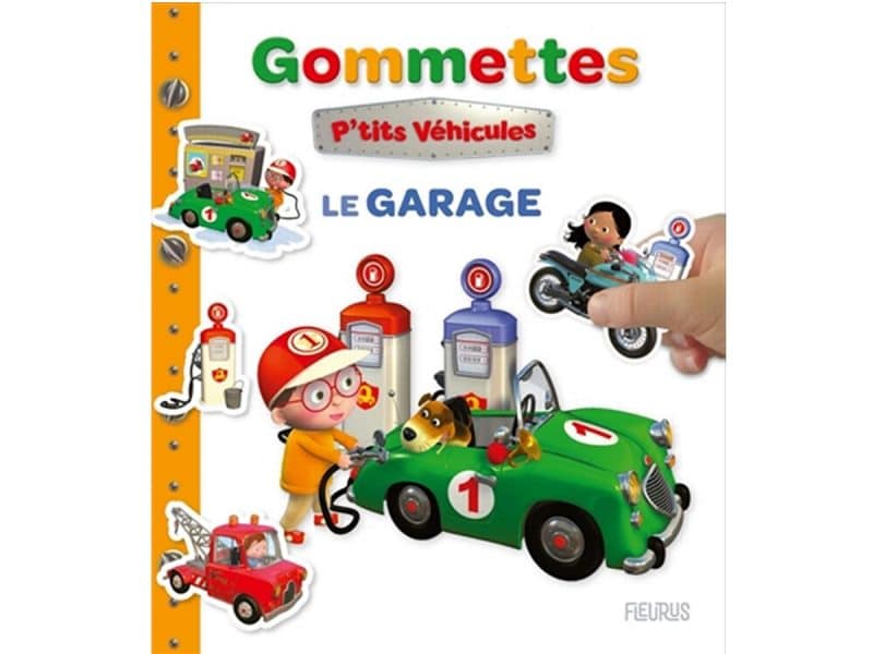 P'tits véhicules Gommettes Le garage