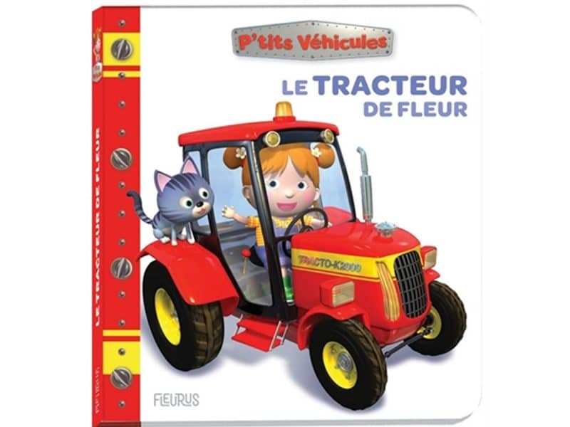 P'tits véhicules Le tracteur de Fleur