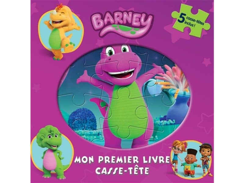 Livre casse-tête Barney