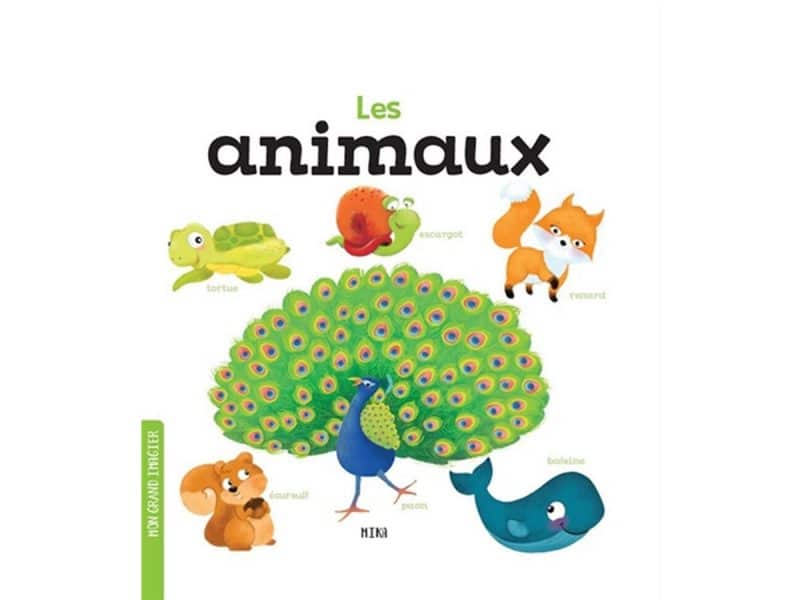 Les animaux Mon grand imagier