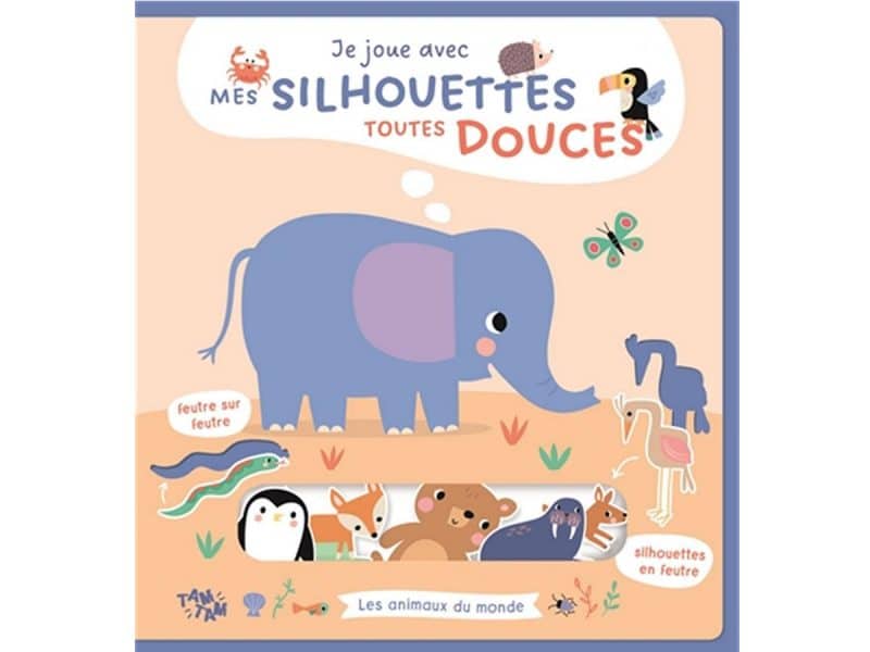 Mes animaux du monde Mes silhouettes toutes douces