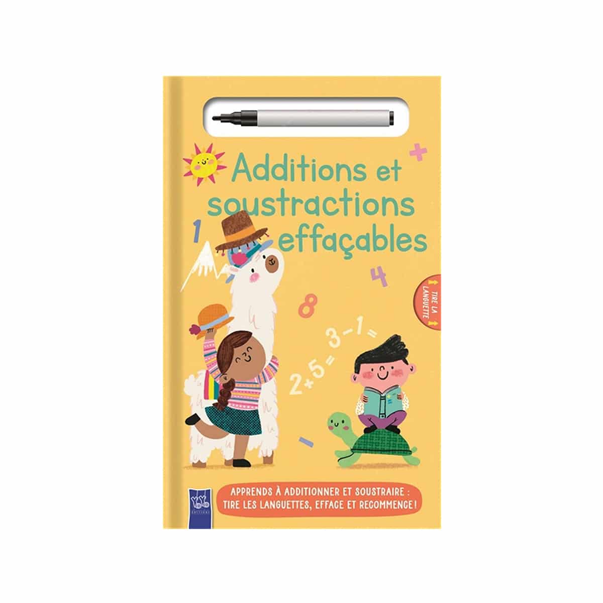 Additions et soustractions effaçable