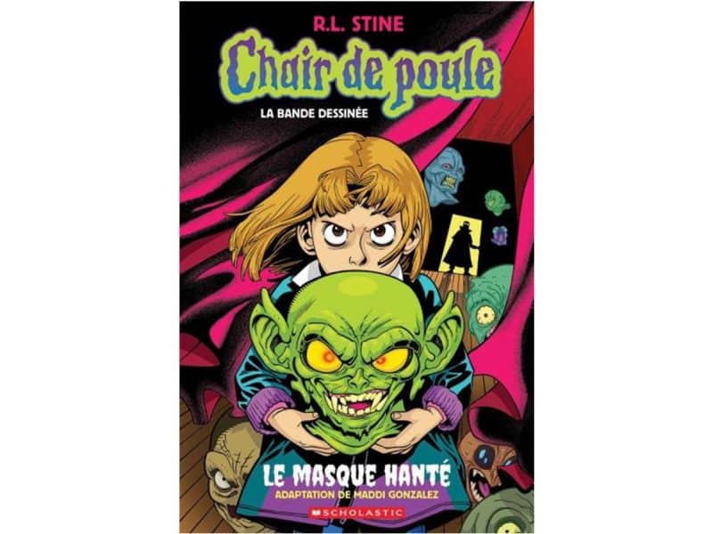 Le masque hanté Chair de poule La bande dessinée