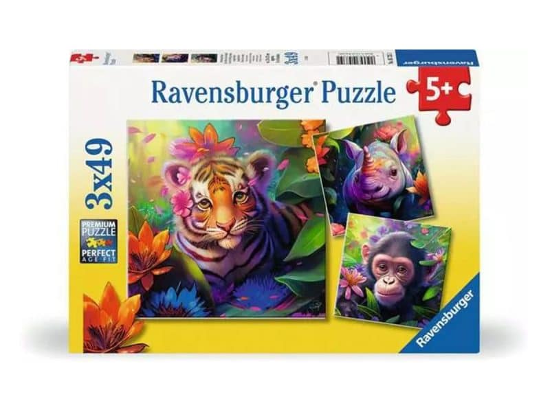 Casse-tête Bébés de la Jungle 3 x 49pces