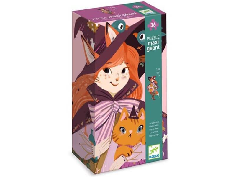 Casse-tête géant Lily la sorcière 36pces +1 miniature