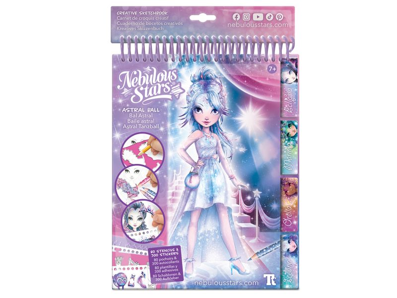 Carnet de croquis créatif Bal Astral Nebulous Stars