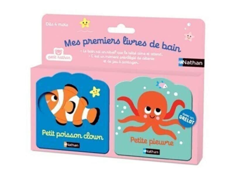 Mes premiers livres de bain poisson et pieuvre
