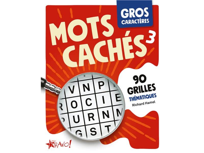 Mots Cachés 3 Gros caractères
