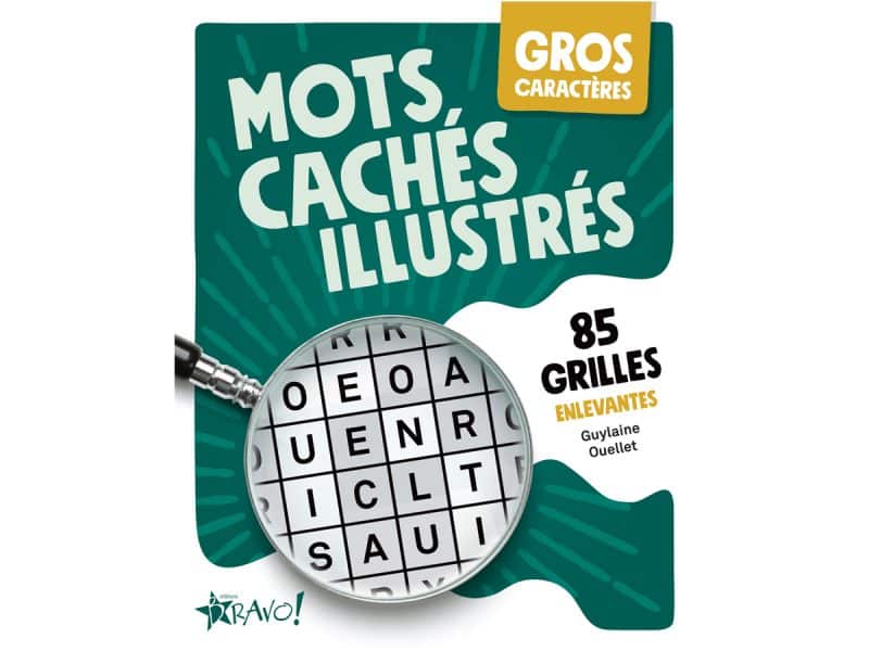 Mots cachés illustrés Gros caractères