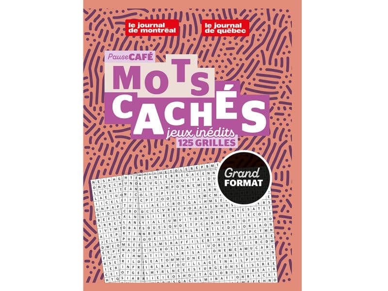 Pause café Mots cachés grand format 2025