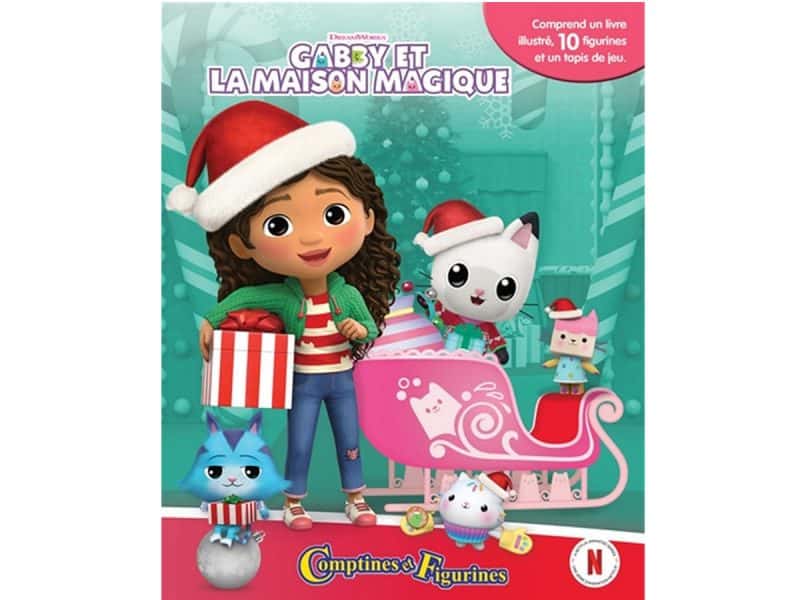 Gabby la maison magique Comptines et figurines Noël