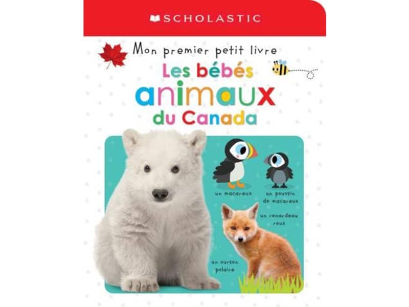 Mon premier petit livre Les bébés animaux du Canada