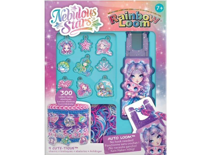 Ensemble Bracelet et breloques Rainbow Loom Nebulous Star