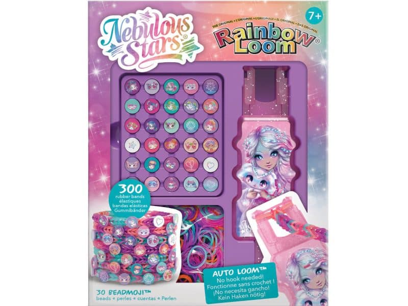 Ensemble Bracelets et perles Rainbow Loom Nebulous Star