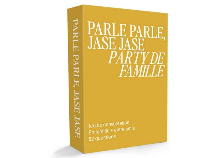 Jeu Parle parle, jase jase - Party de famille