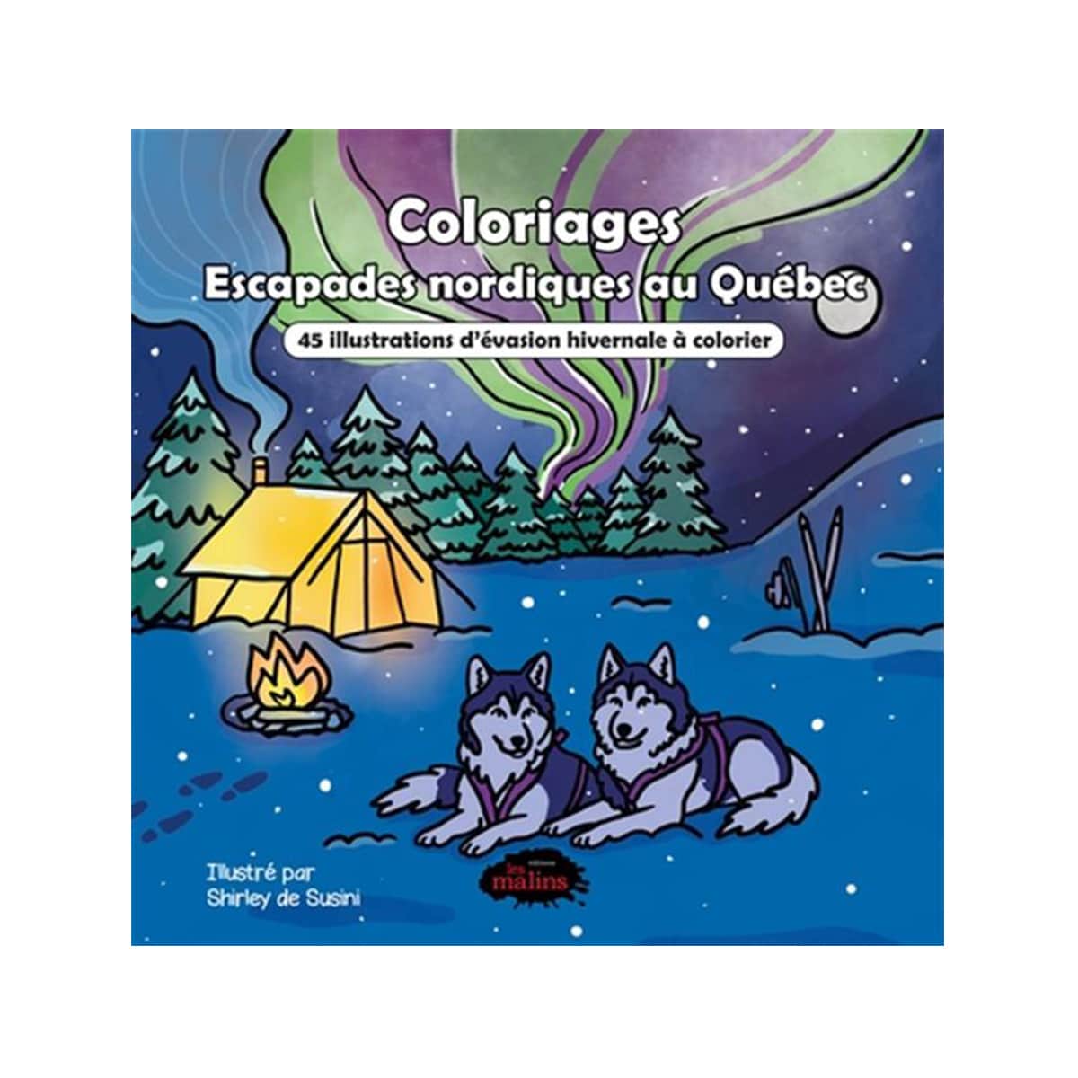 Coloriages Escapades nordiques au Québec