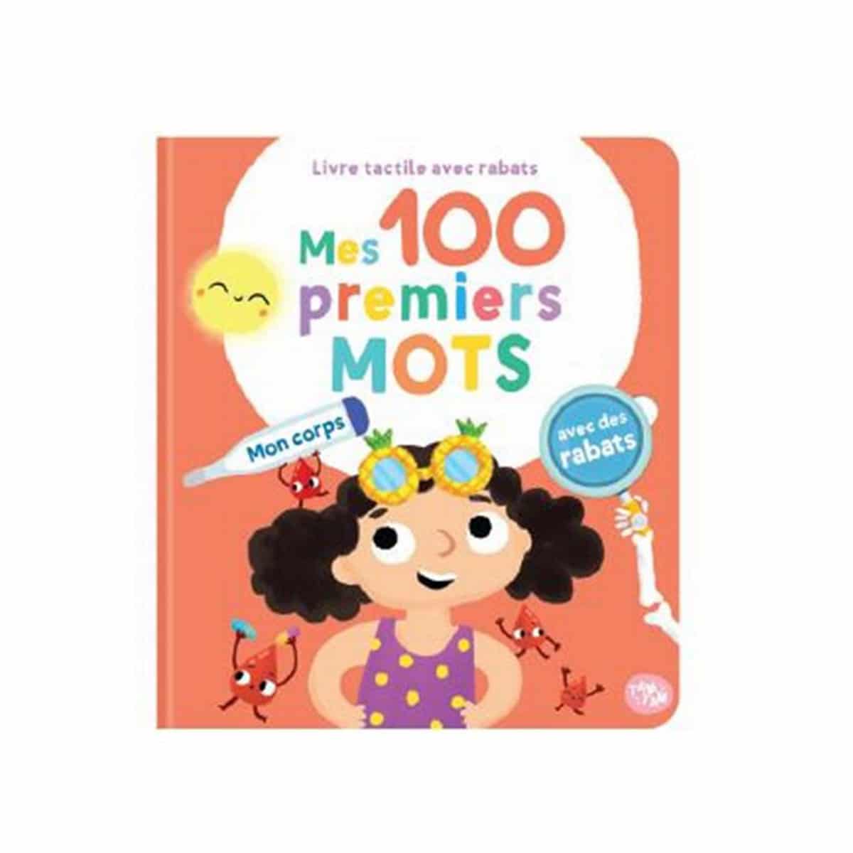 Mes 100 premiers mots Mon corps avec des rabats