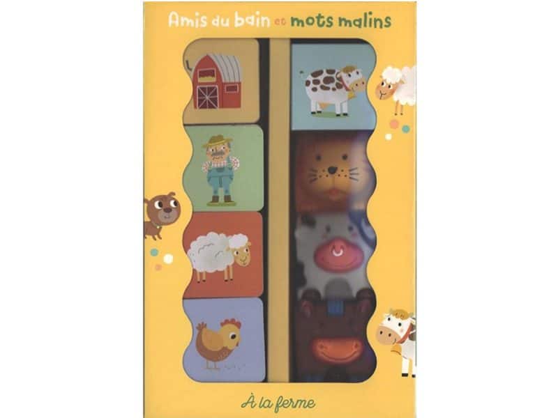 Amis du bain et mots malins À la ferme