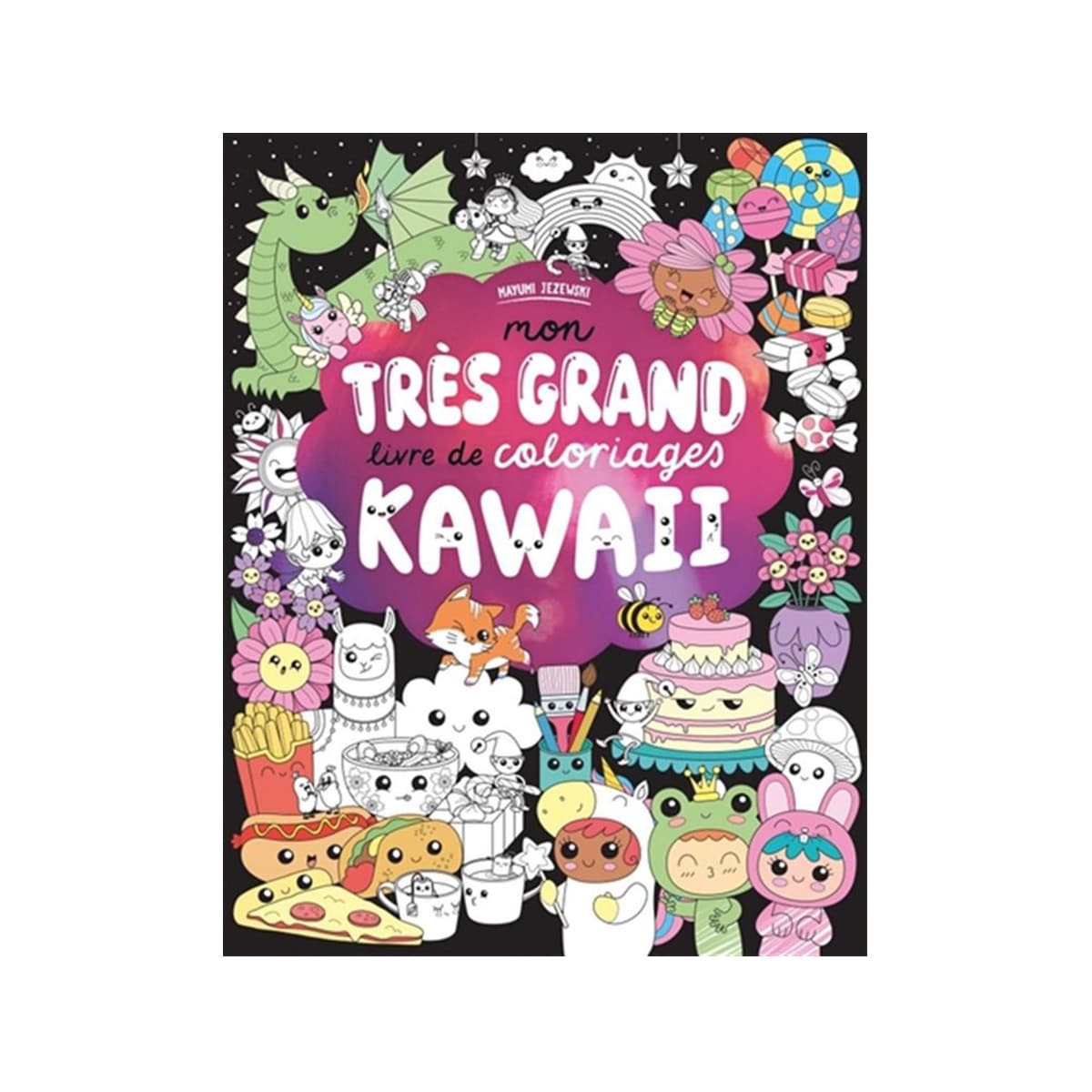 Mon très grand livre de coloriages Kawaii