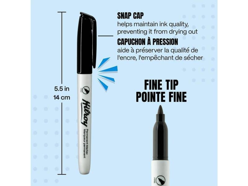 Hilroy - Marqueur permanent  fin noir
