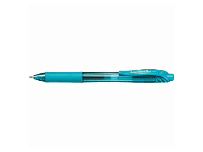 Stylo rétractable Pentel Energel-X 0.7 - turquoise