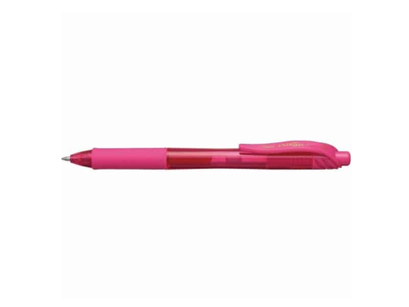 Stylo rétractable Pentel Energel-X 0.7 - rose
