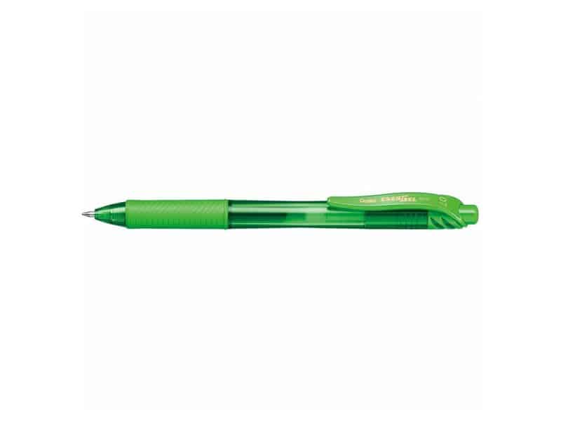 Stylo rétractable Pentel Energel-X 0.7 - vert lime